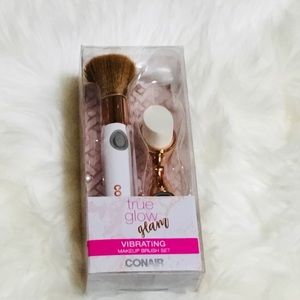 Conair Makeup - Conair True Glow Glam Vibrating Makeup Brush Set Conair Makeup - Conair True Glow Glam Vibrating Makeup Brush Set